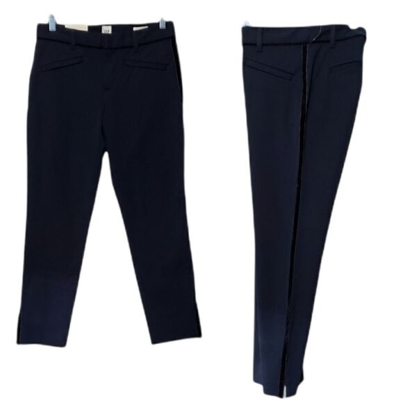 GAP tuxedo stripe navy skinny pant - Picture 1 of 6